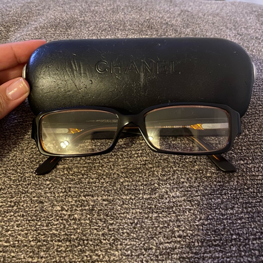 Black Chanel prescription glasses!